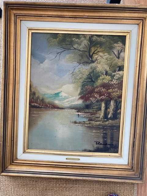 Pintura original a óleo de Teixeira Cardoso