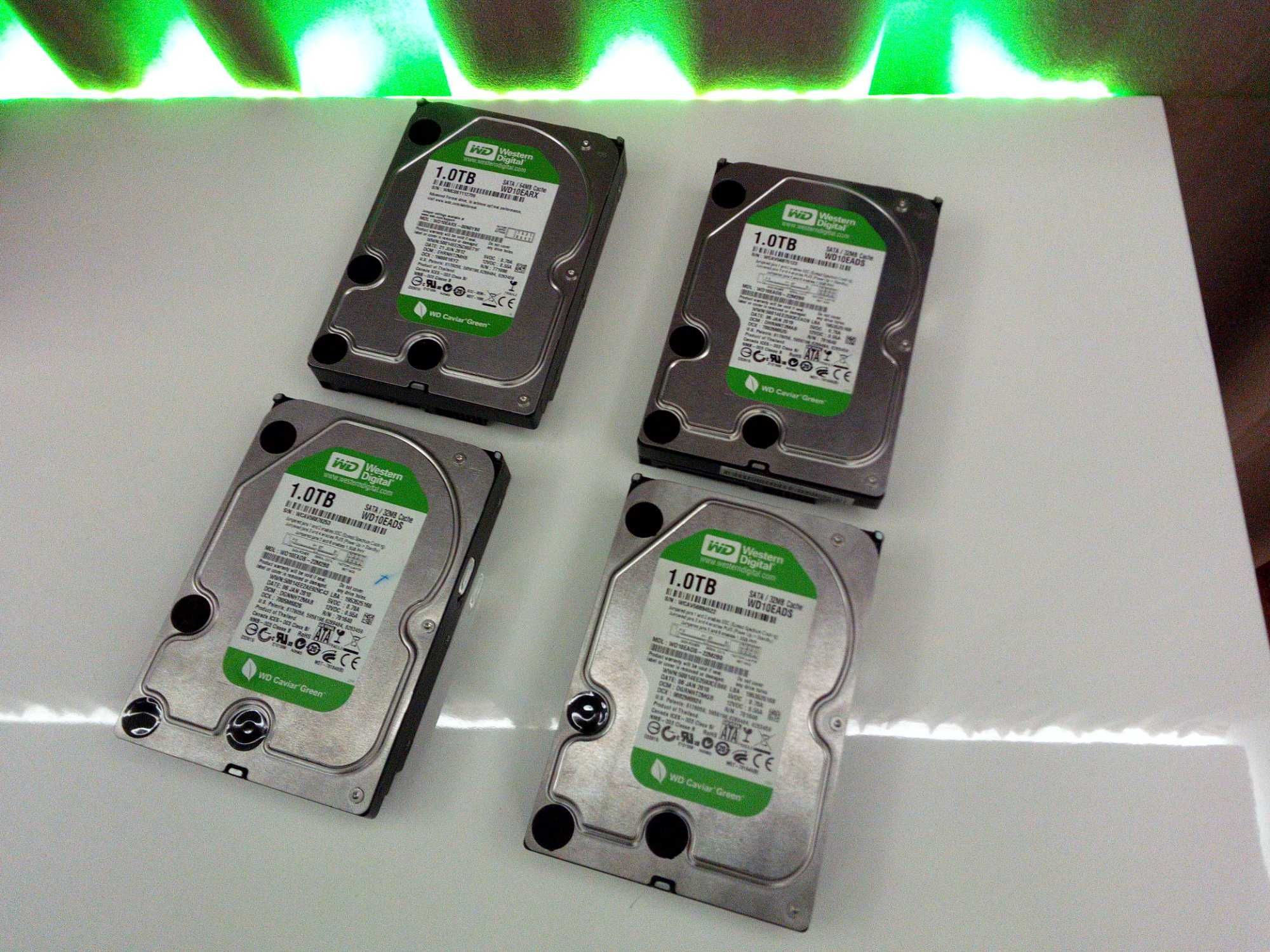 Жесткие диски wD Green 1TB