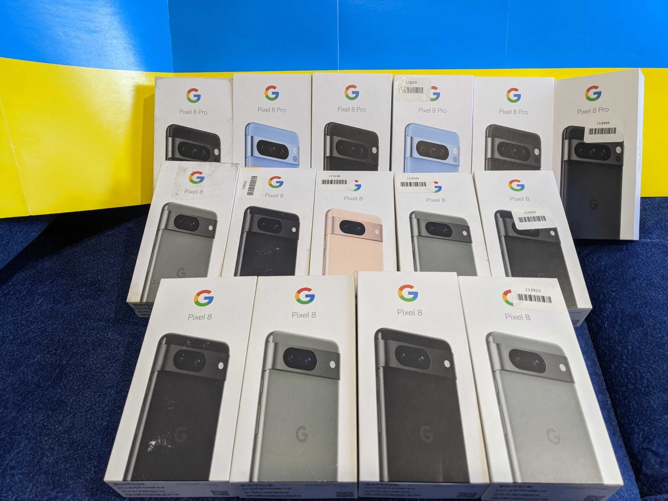 Google Pixel 8a/8/Pro 128/256/512  ОРИГІНАЛ, NEVERLOCK