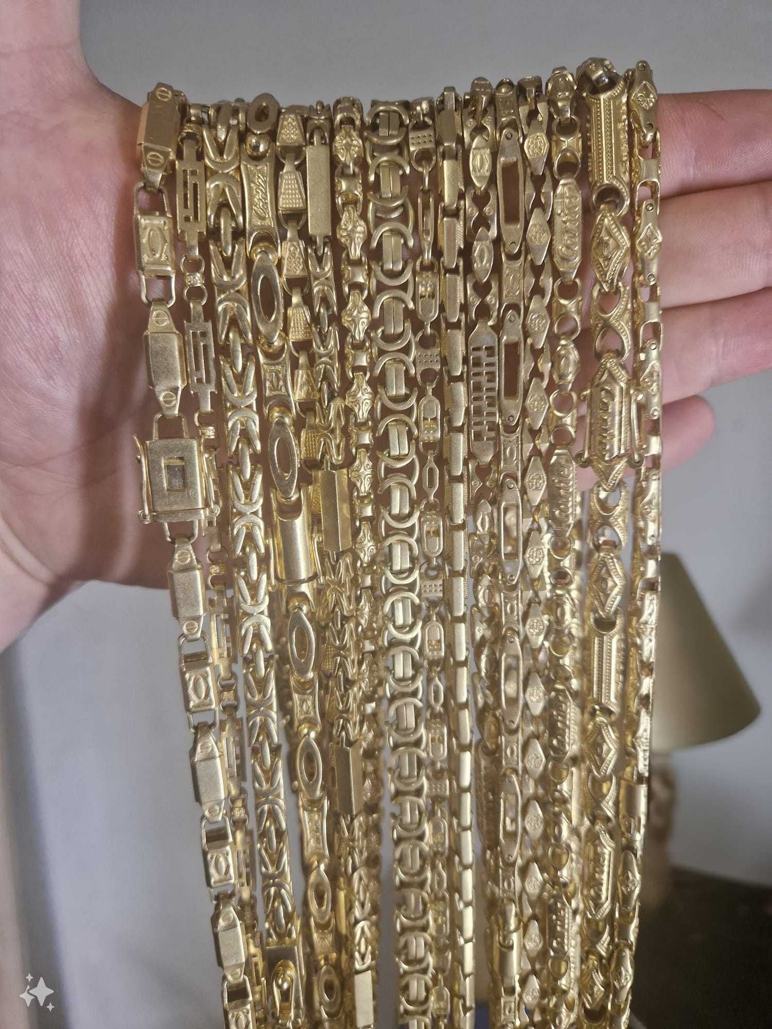 Łańcuszki męskie 585 złoto DUZY WYBÓR  ceny od 260zl/g WROCŁAW GAJ
