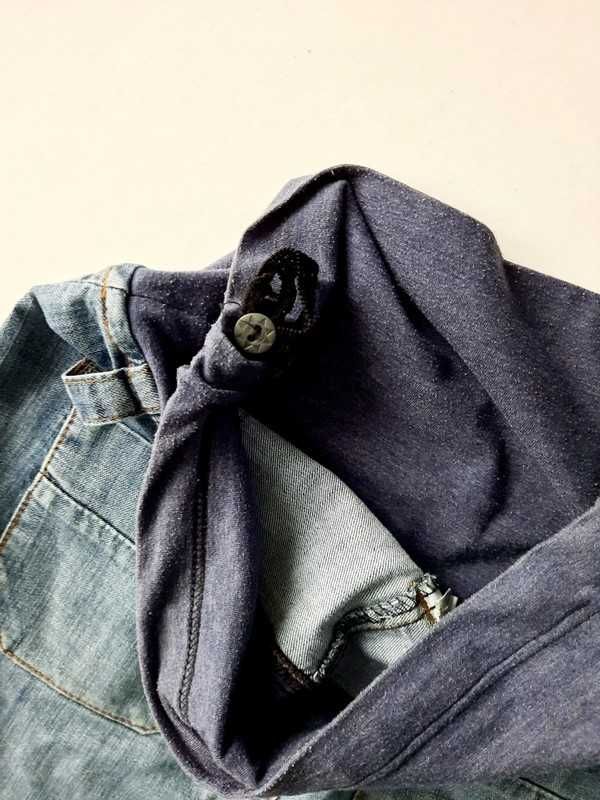 BEZ WAD Spódnica ciążowa jeansowa z panelem rozmiar S 36 / M 38 #516