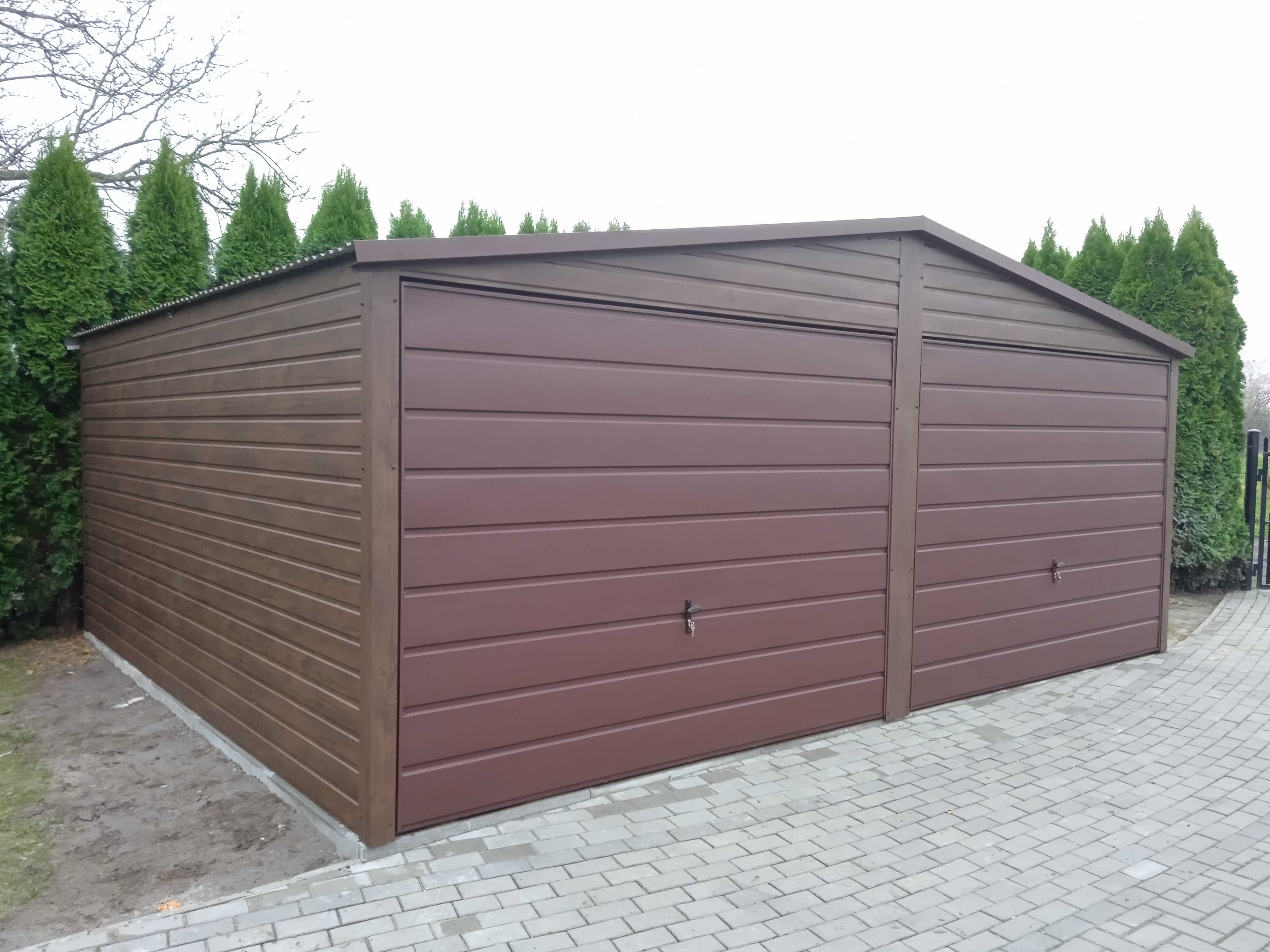 Garaż Blaszany 6x6 6x7 7x7 4x6 8x6 producent. Garaze na Wymiar.