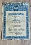 Obligacja retro 1951 Narodowa Pożyczka Rozwoju Sił Polski premiowa 100