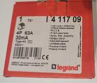 Wyłącznik różnicowoprądowy Legrand 63A 4P 30mA NOWY