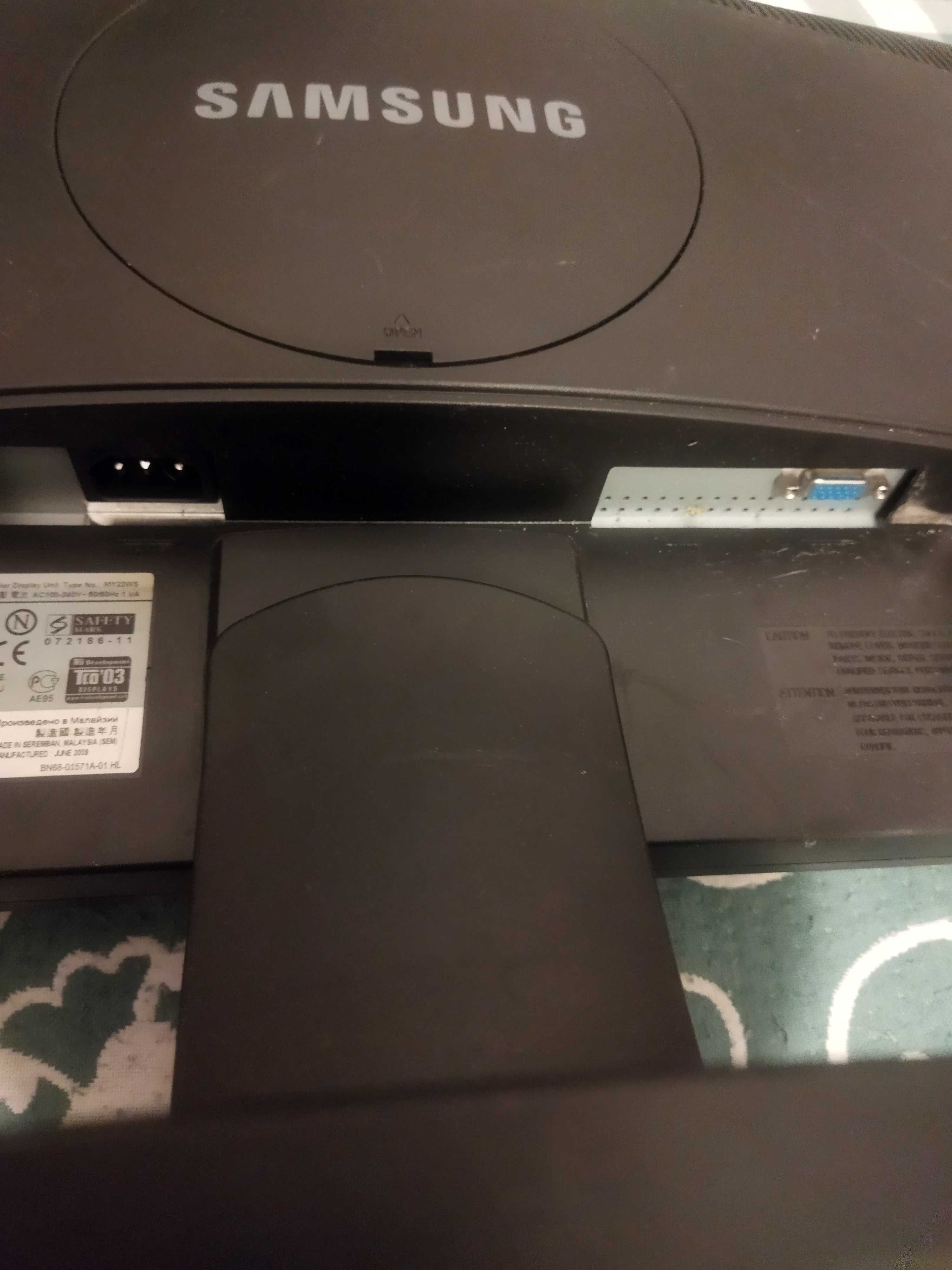 Monitor Samsung SyncMaster 2243SN LCD 22" + Przewód VGA