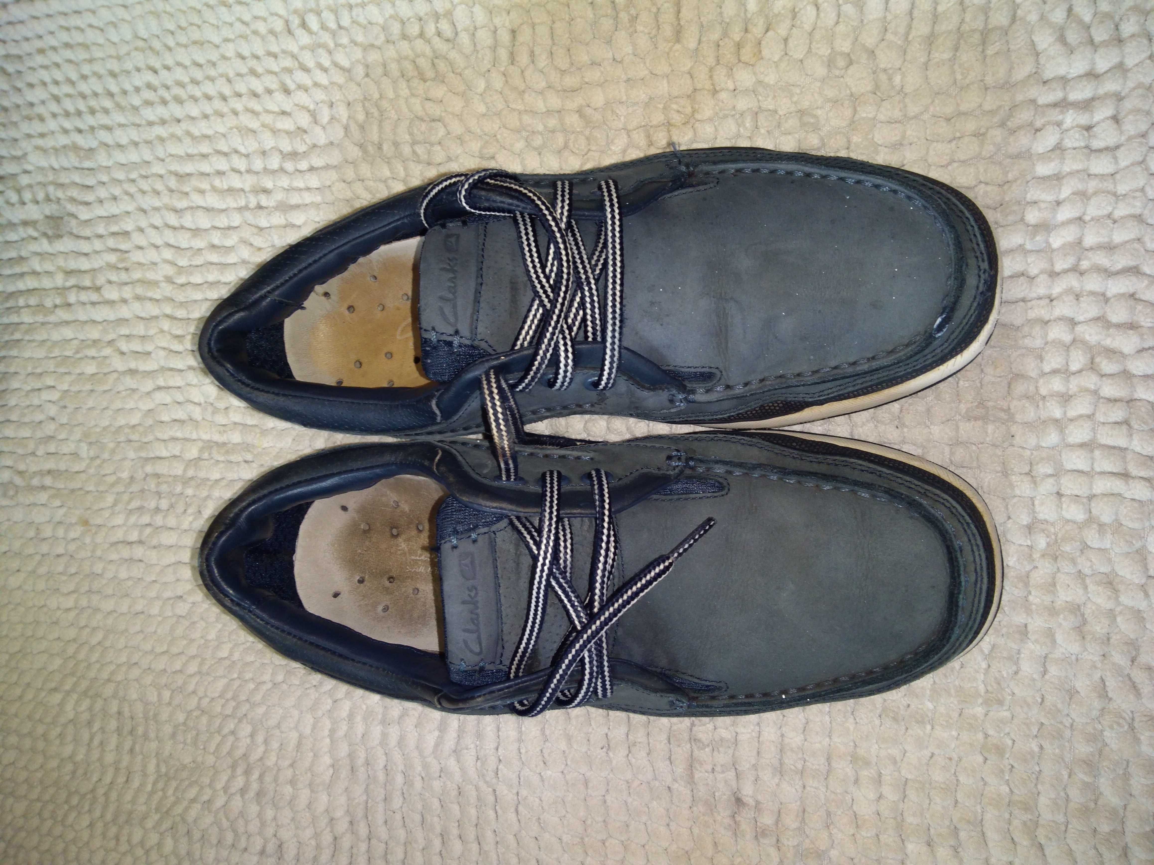 Мужские мокасины из натуральной кожи,фирма Clarks