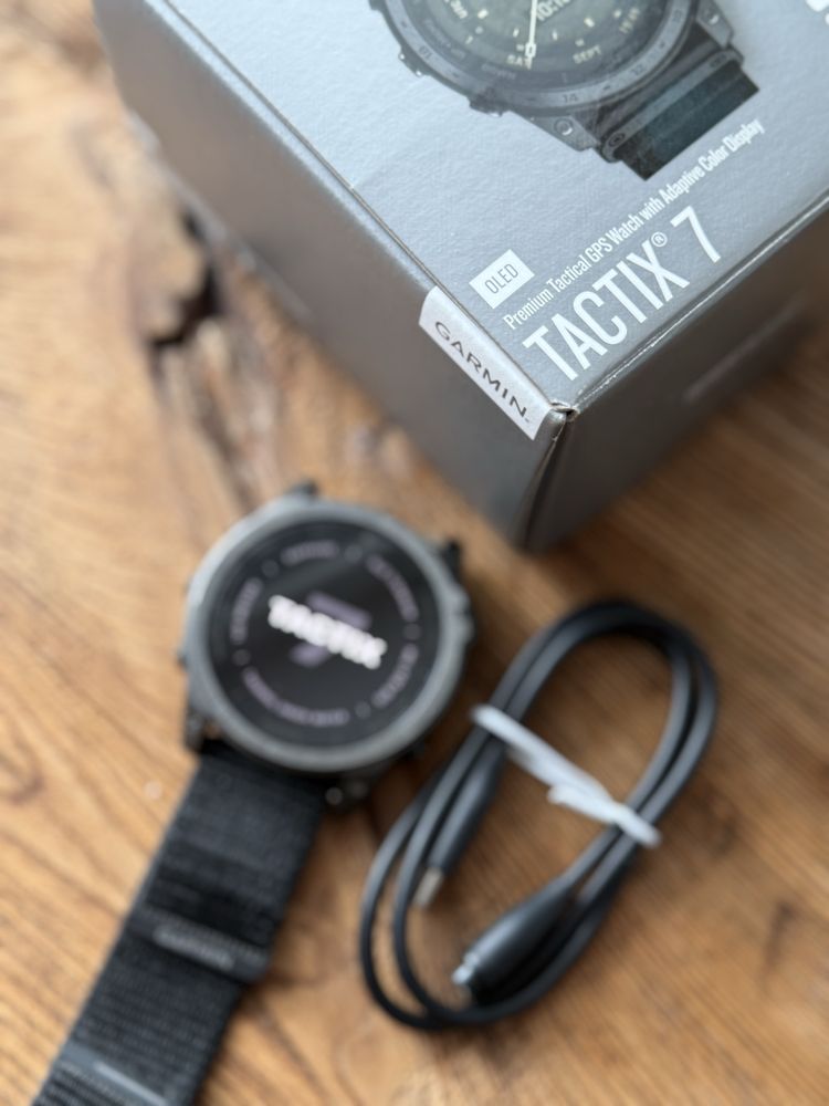 Garmin Tactix 7 OLED jak nowy + pasek miekki