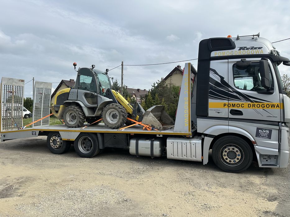 Pomoc drogowa Gliwice 24h Laweta Holowanie  Transport maszyn