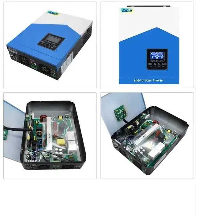 Гібридний сонячний інвертор Easun Power 12V AC 220В 2.2KW WIFI