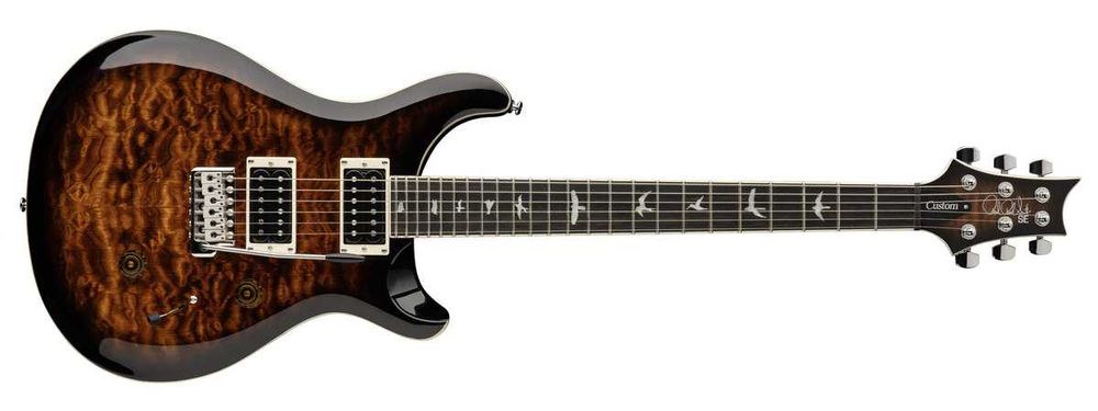PRS SE Custom 24 Quilt Gold Burst gitara elektryczna PRSSECU44QQEIBBG