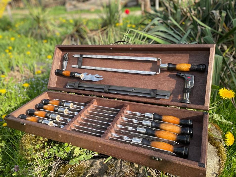 Подарунковий набір для чоловіка , шампур