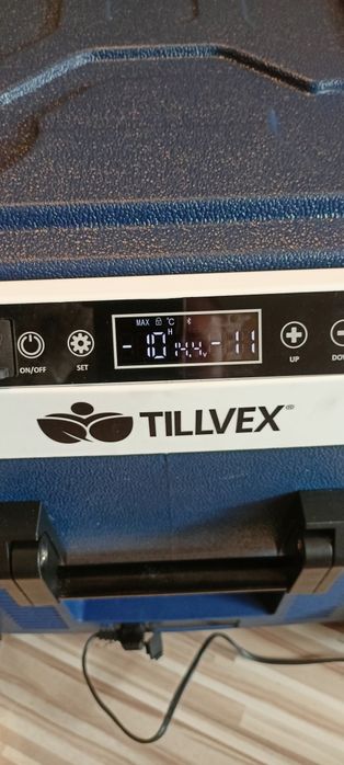 Lodówka zamrażarka kompresorowa 50l tillvex dwie komory 12v/24/230 wif