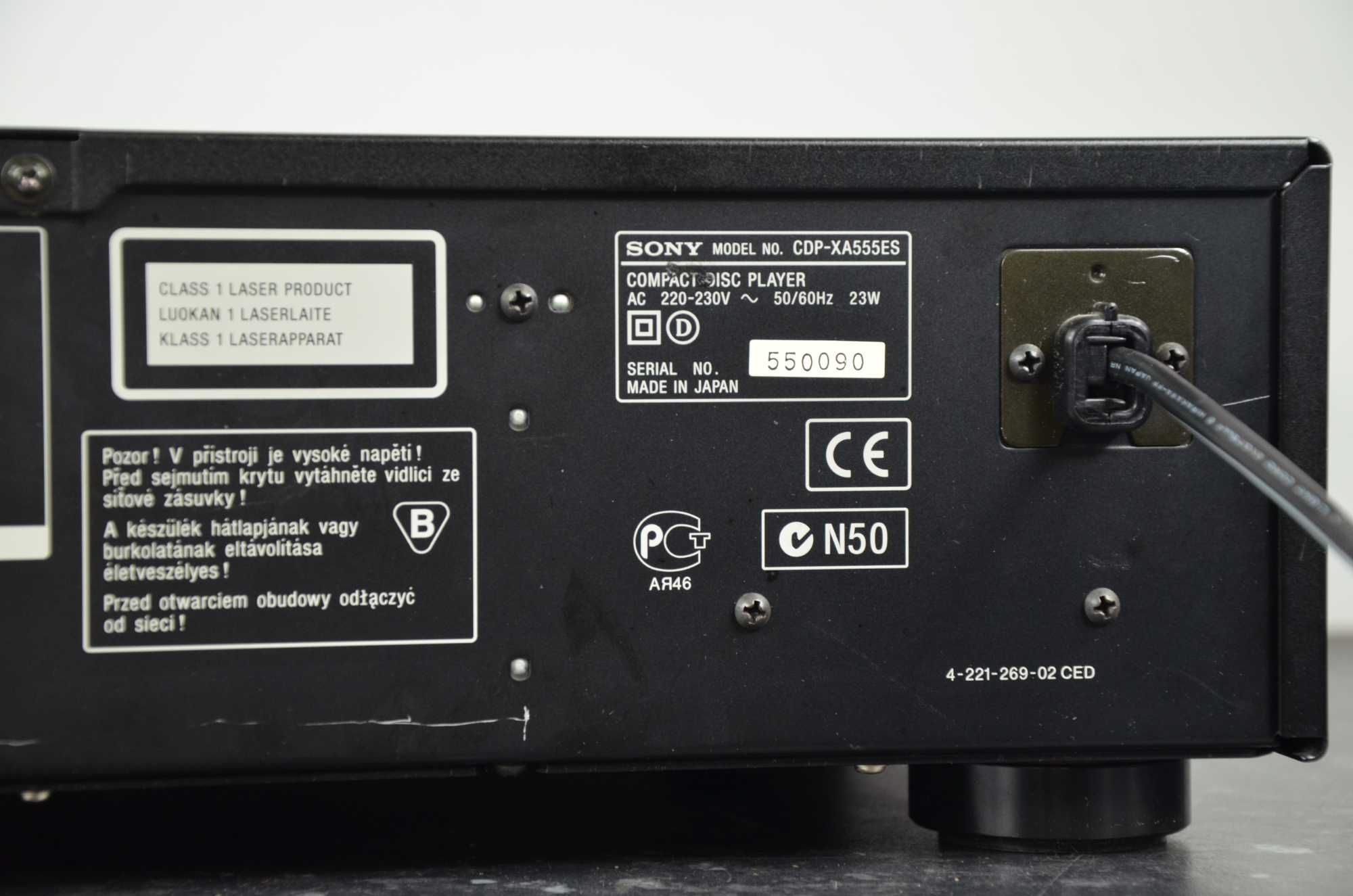 Odtwarzacz CD SONY CDP-XA555ES Pilot Oryginał Stan BDB Okazja