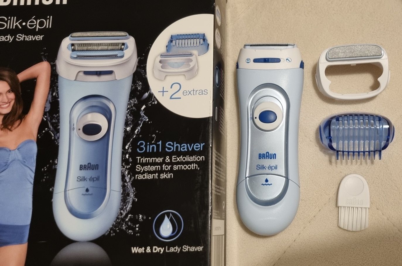 Depiladora de Corte e Aparador Braun Silk-épil LS5160