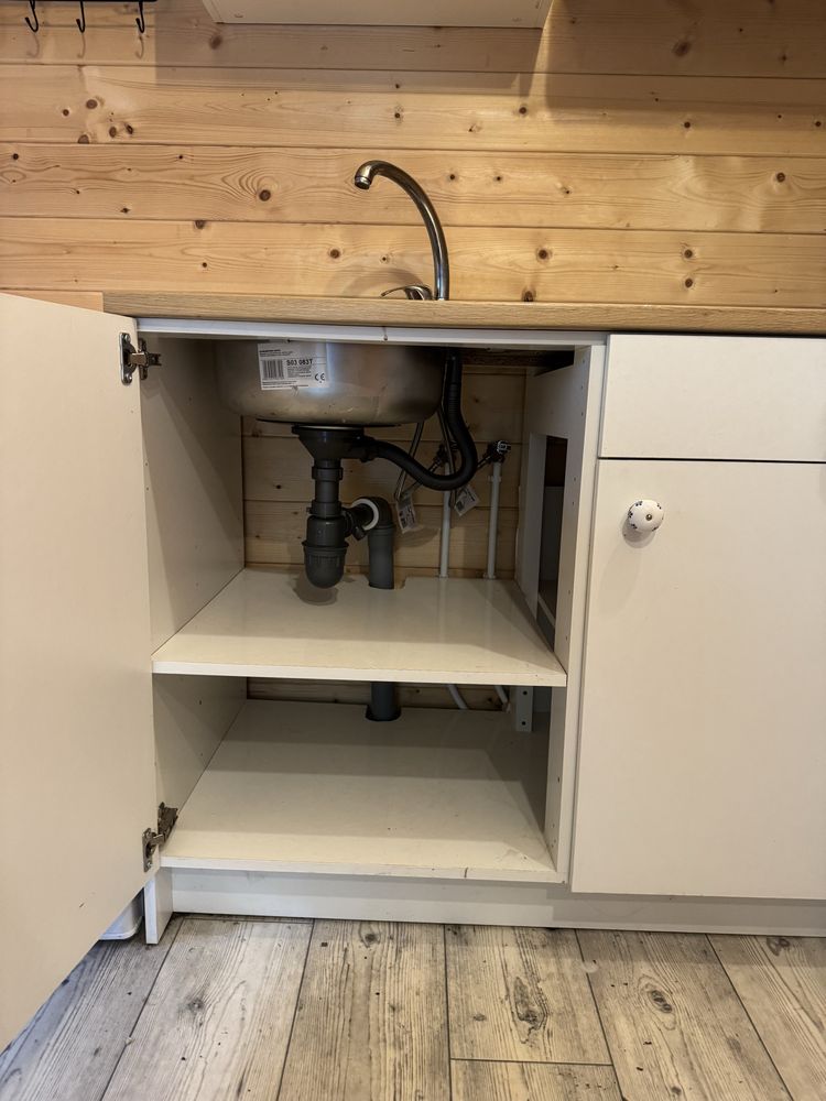 Szafka ikea knoxhult ze zlewem i baterią