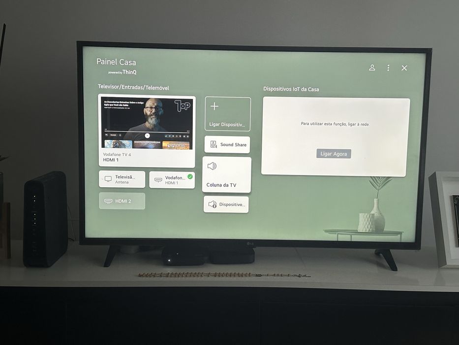 Smat tv lg como nova