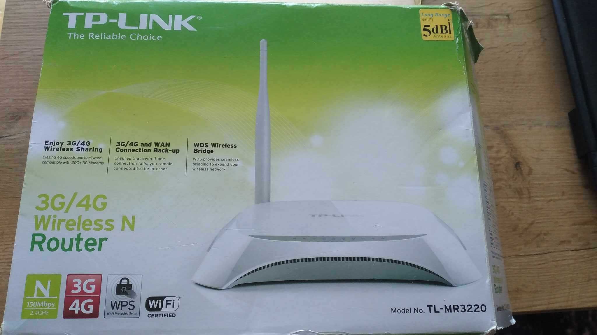 Ruter TP link TL MR3420 plus modem na USb