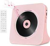 Odtwarzacz CD/MP3/WMA  BT/RADIO Różowy - Nowy -
