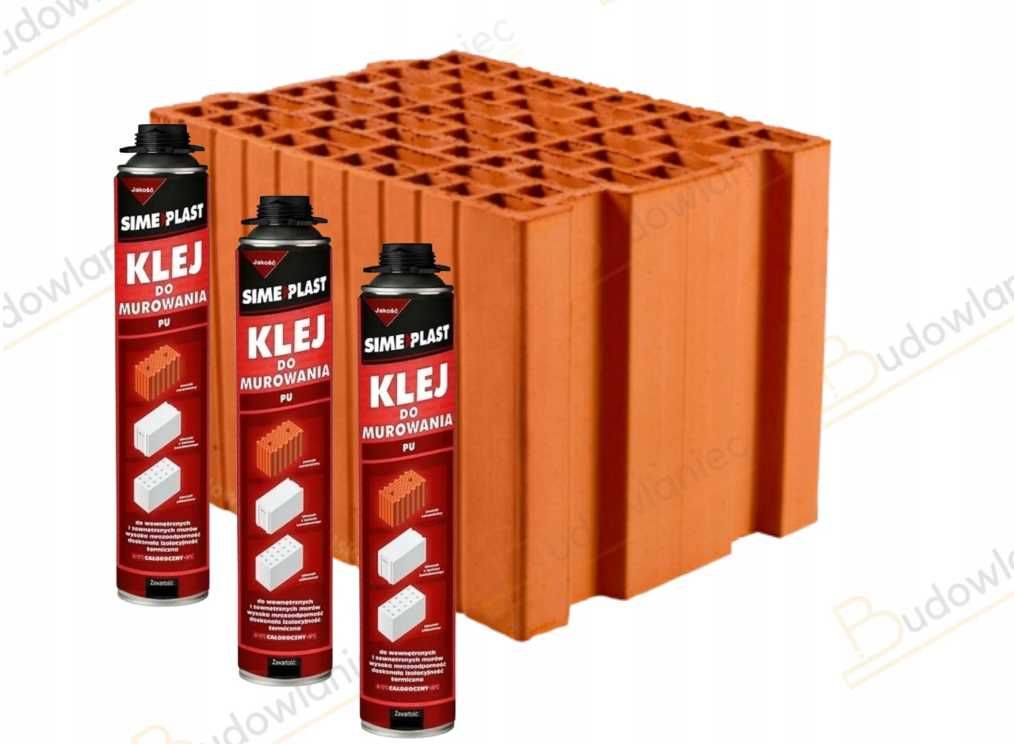 Cegła ceramiczna Pustak 25PW szlif. Ceramika Podkarpacka+HDS Piaseczno