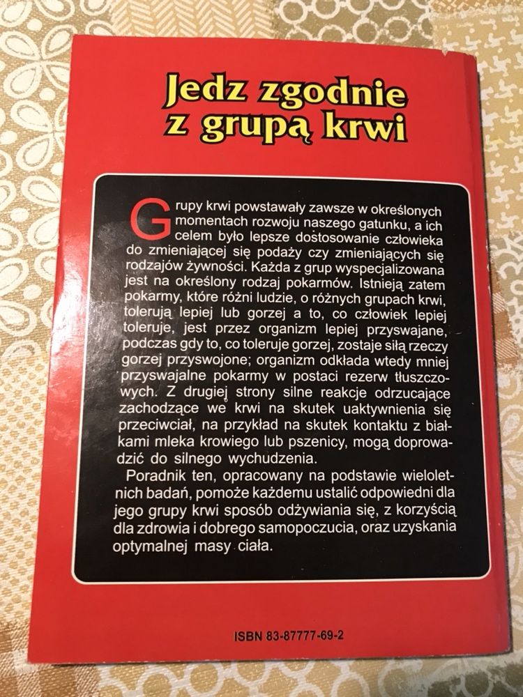 Jedz zgodnie z grupą krwi - dr Jörg Zittlau - poradnik