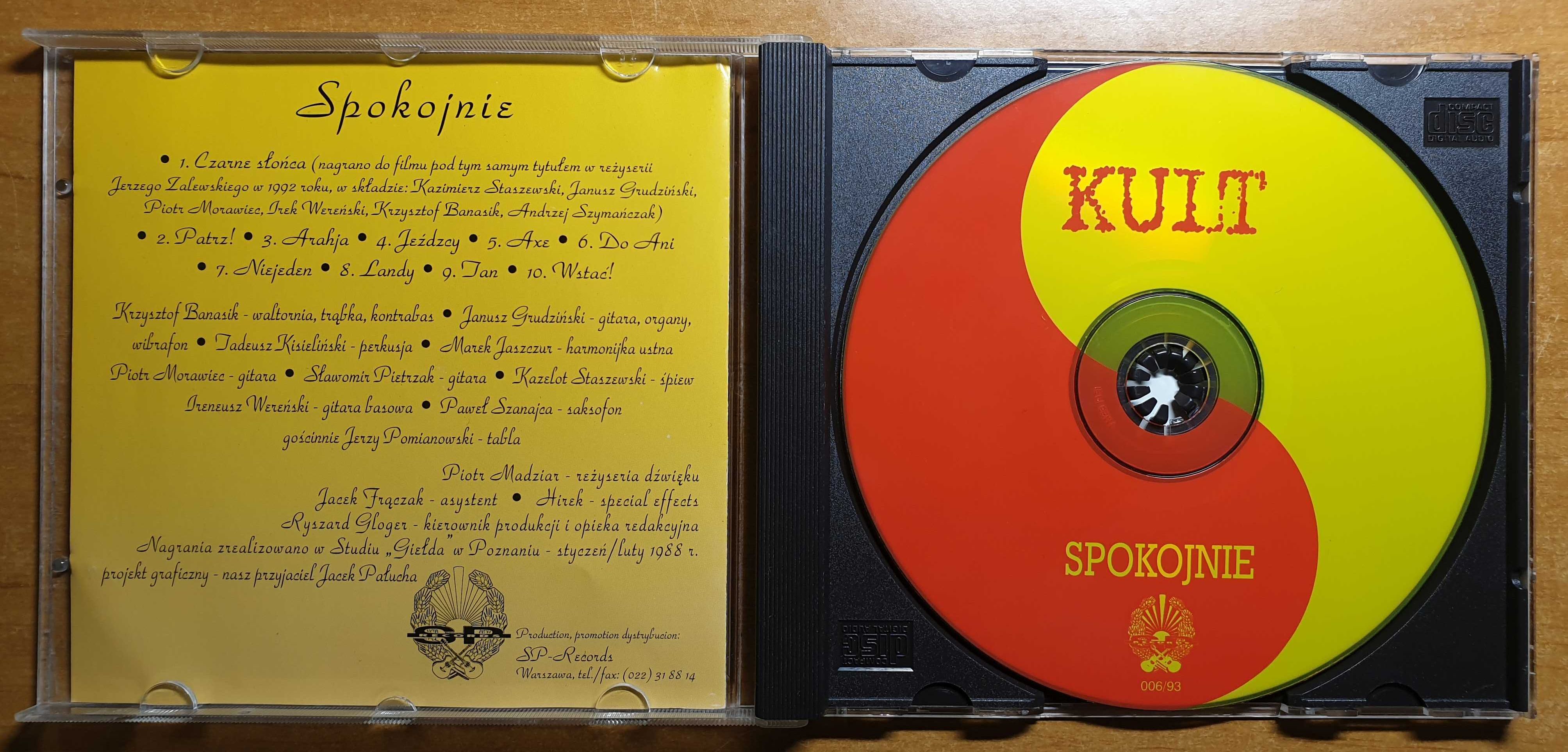 KULT Spokojnie płyta audio CD (Kazik Staszewski) reed z ok. 96-97