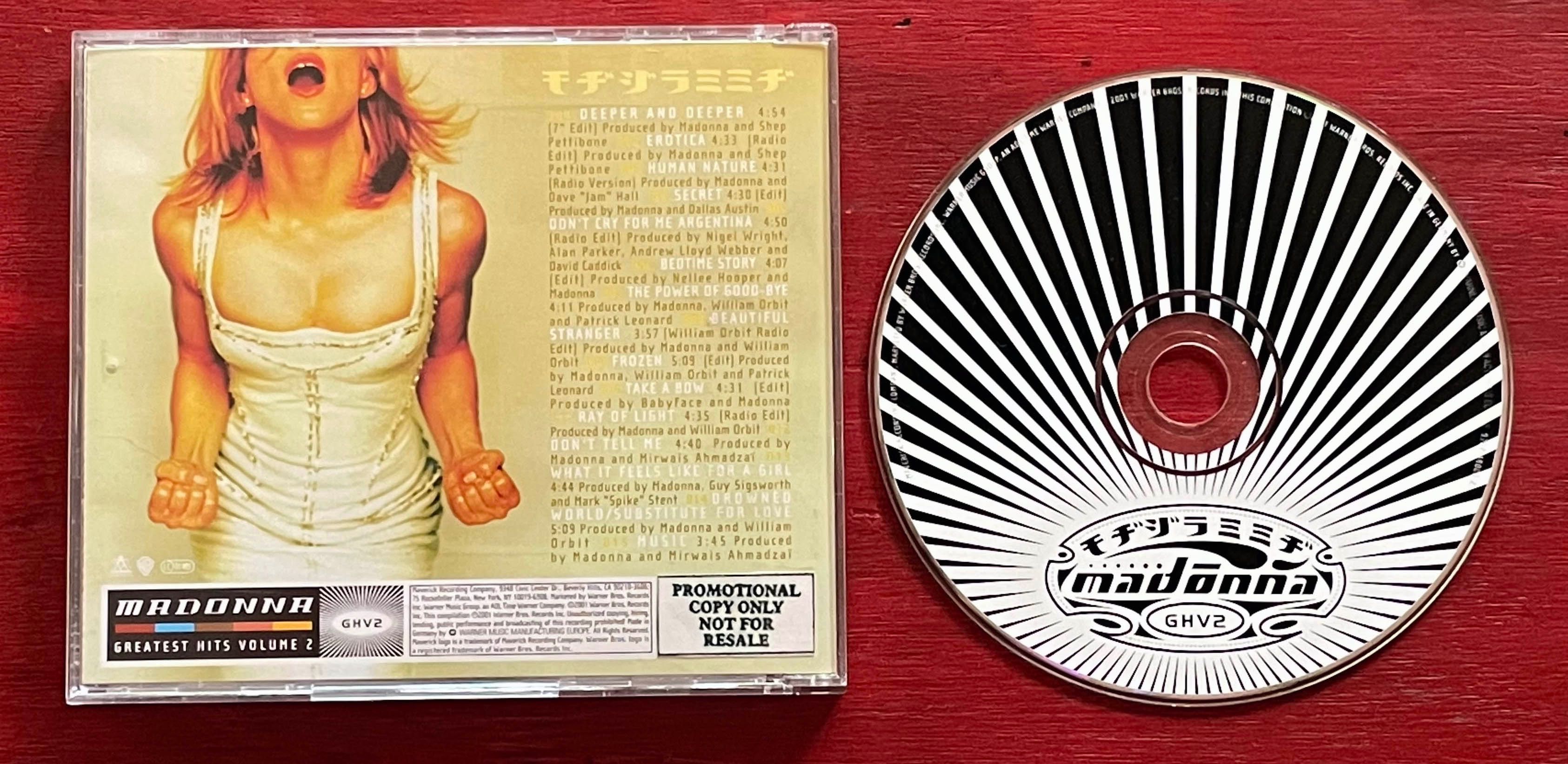 Madonna CD Album/Single  Promo Edition