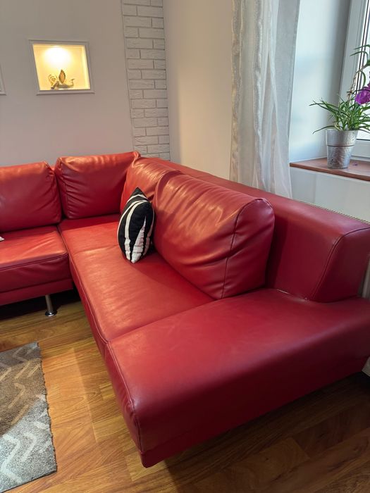 Narożnik z funkcją spania + fotel