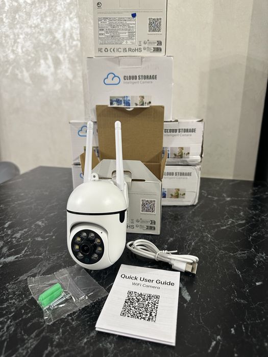 Вулична Wi-fi камера, одинарна біла