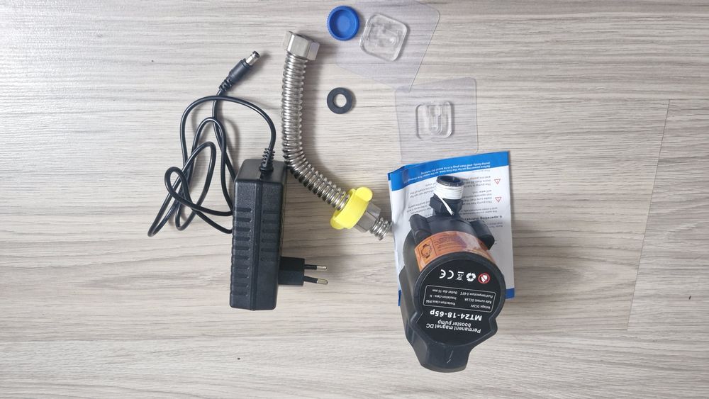 Pompa wspomagająca ciśnienie wody.