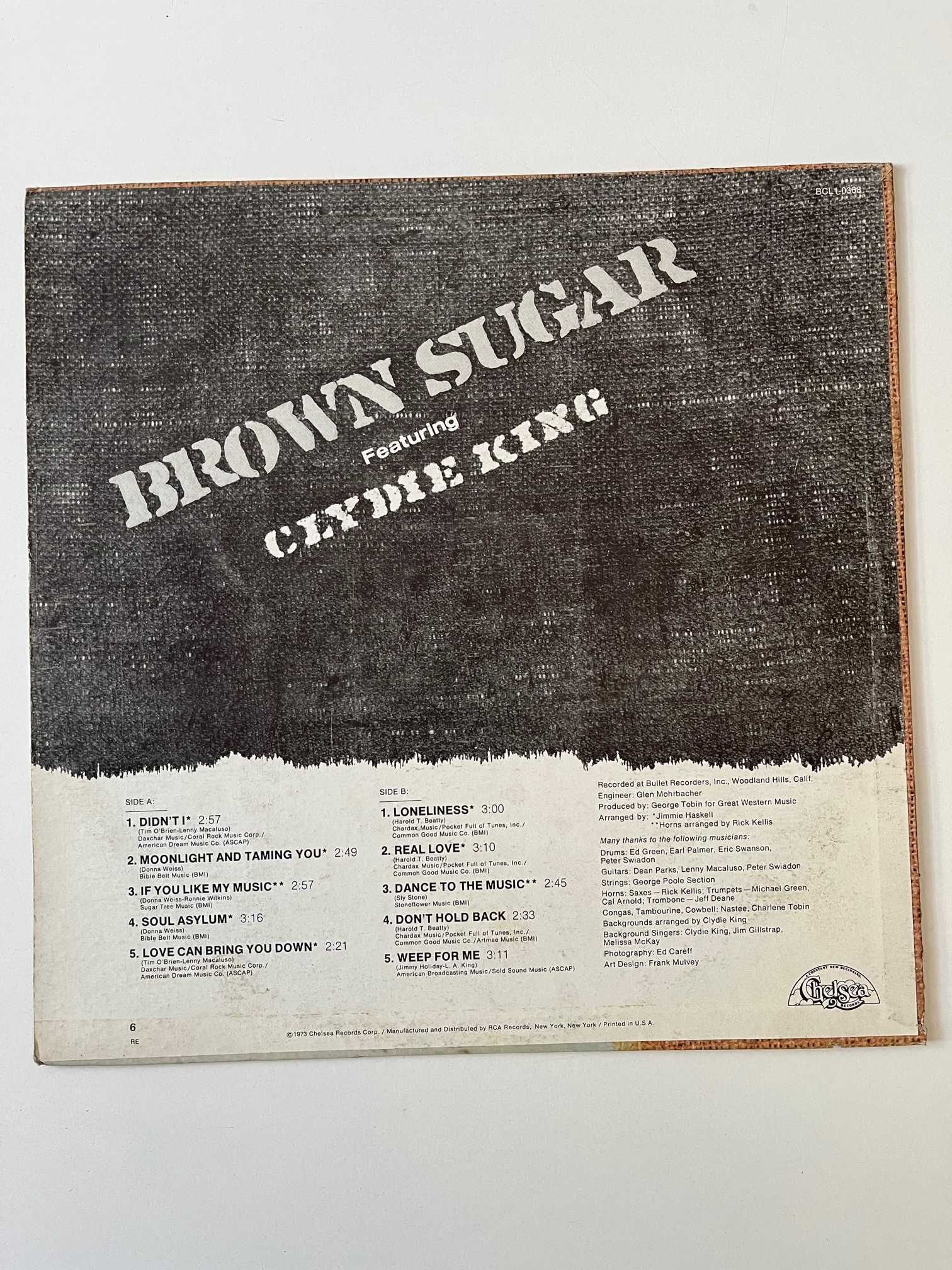 Brown Sugar Featuring Clydie King 1973 winyl