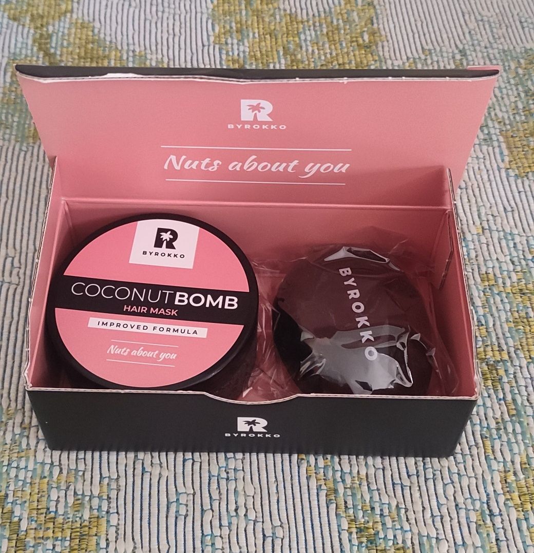 ORYGINALNY Nowy Byrokko Zestaw Coconut Bomb + Szczotka