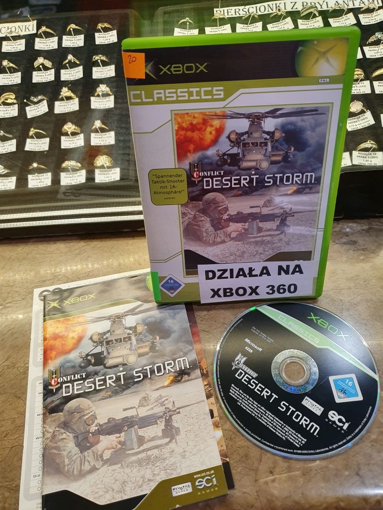 Gra gry xbox classics 360 one Conflict Desert Storm unikat