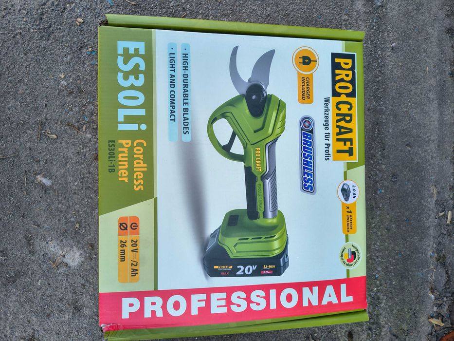 Акумуляторний секатор Procraft  Es28li без АКБ