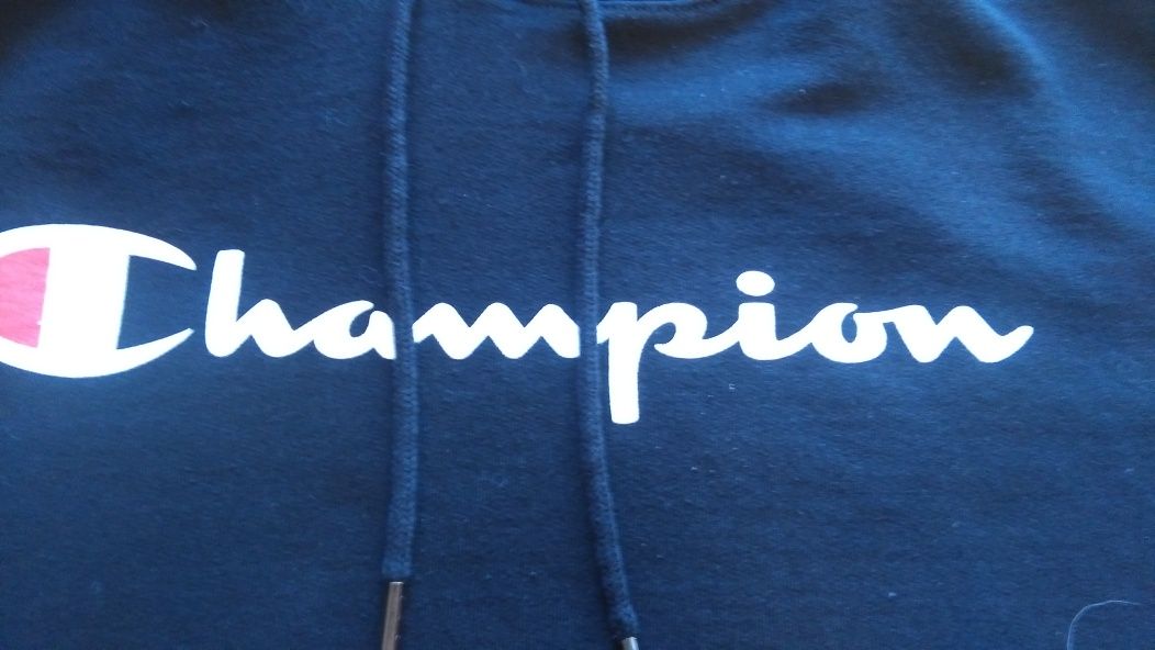 bluza z kapturem(hoodie)Champion czarna(unisex)
