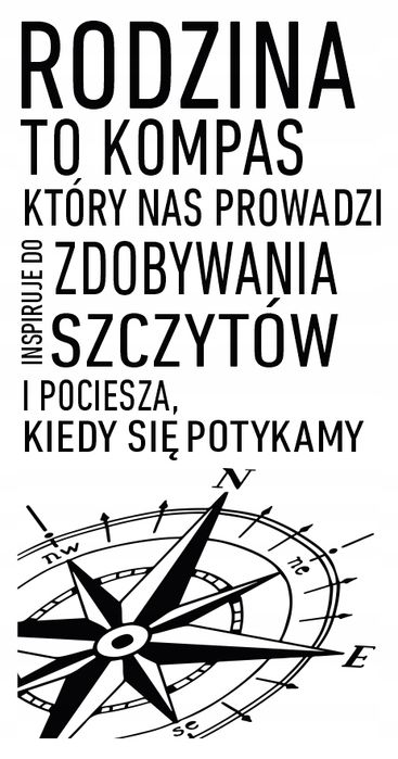 Naklejka naklejki scienne RODZINA cytat na ścianę