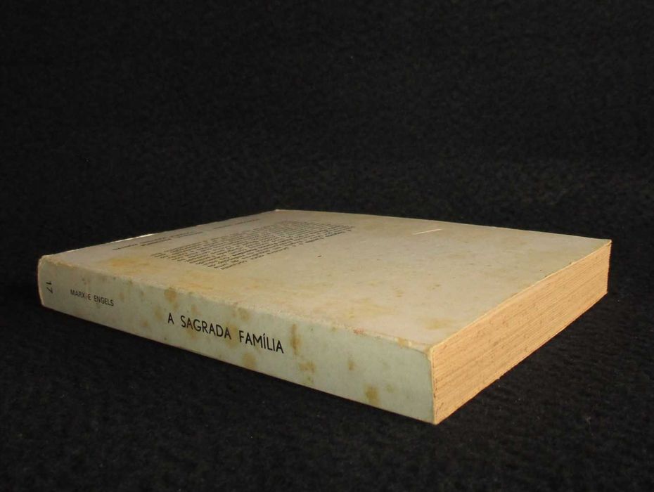 Livro A Sagrada Família Marx e Engels