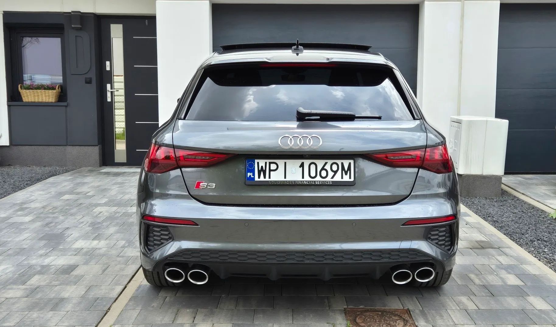 Audi S3 Model 2023, Salon PL, B&O, Matrix, Head-up, Elektr. fotele, Panorama