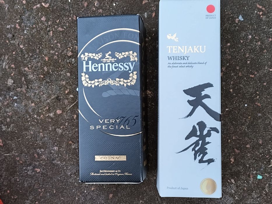 Коробки от коньяка текилы виски Hennessy, Glenmorangie и др