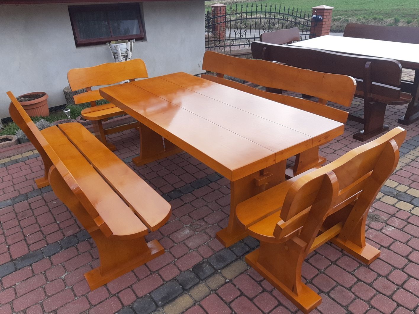 Meble ogrodowe komplet wypoczynkowy solidny Wyprzedaż Producent