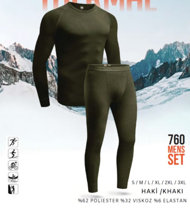 Чоловіча термобілизна. Berrak.