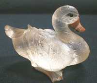 Cisne de quartzo cristal 10x7x7cm