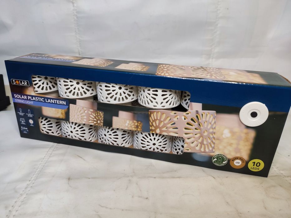 Solarna Girlanda Led Solar 5,6m Altanka Camping Namiot Łańcuch Lampki