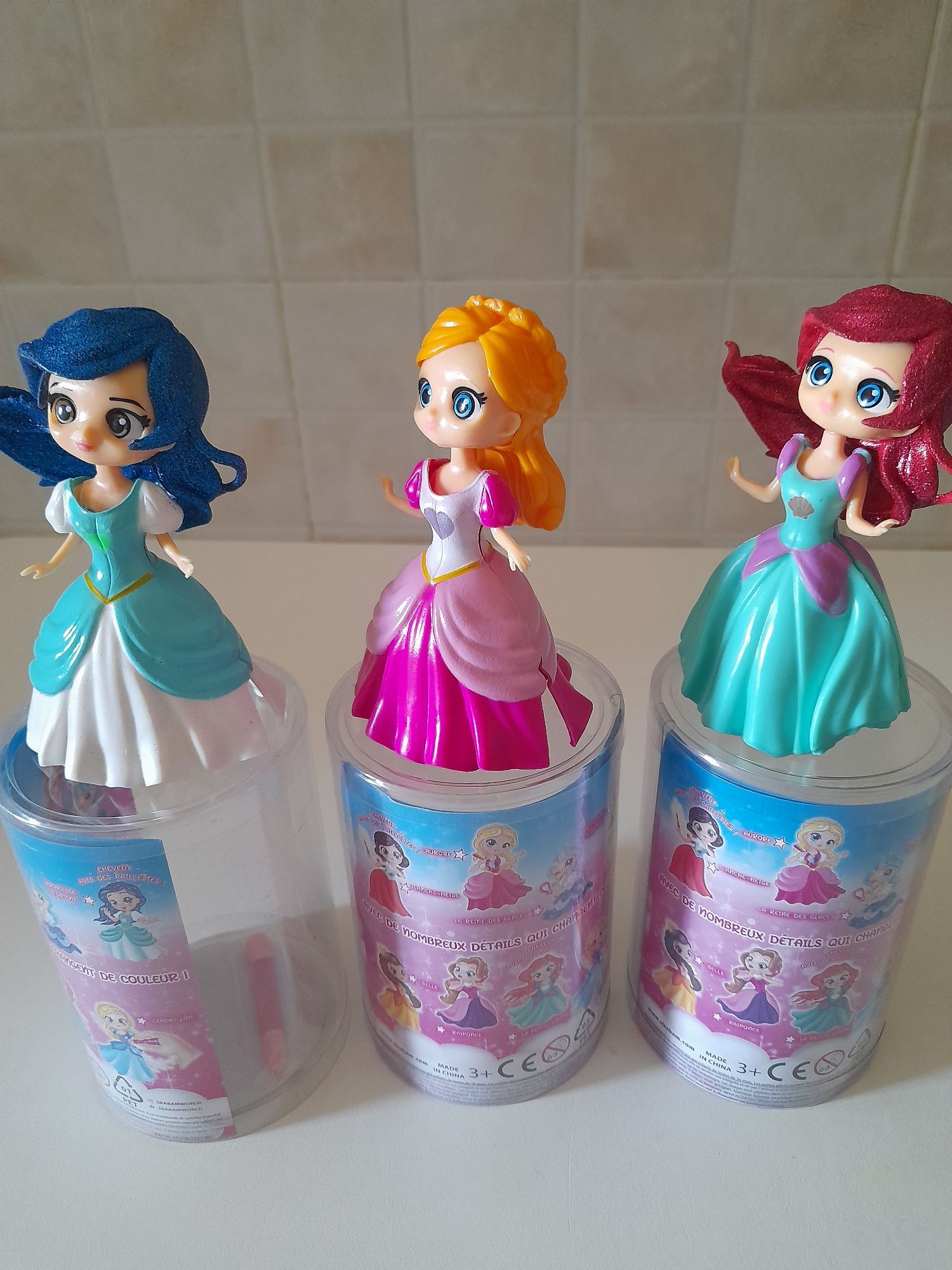 Conjunto  3 princesas