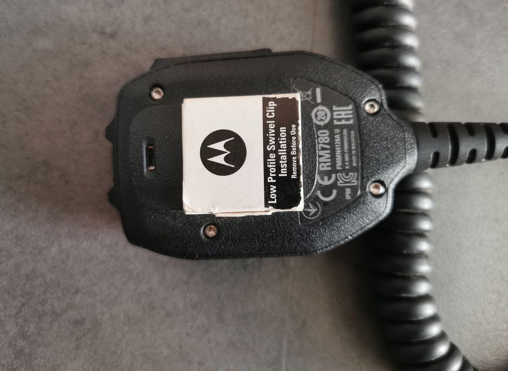 MOTOROLA Mikrofonogłośnik RM780 PMMN4128 gruszka