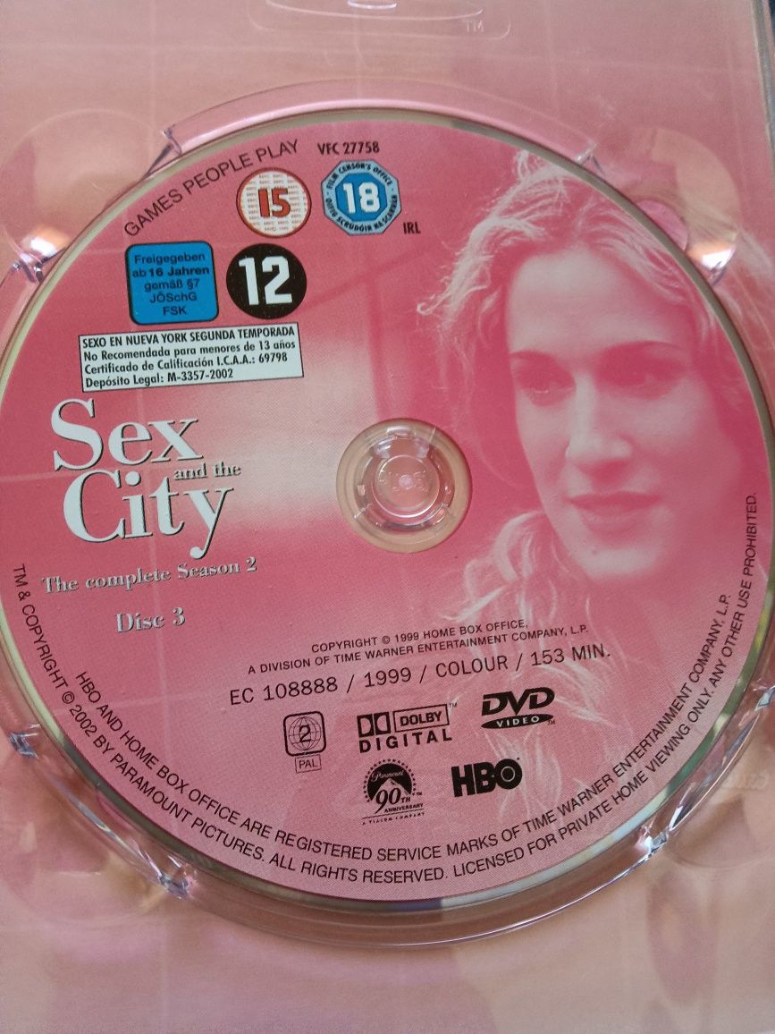 DVD Sexo e a Cidade - Season 2 legendas em português
