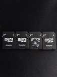 Zestaw 4 kart microSD 64GB z adapterami