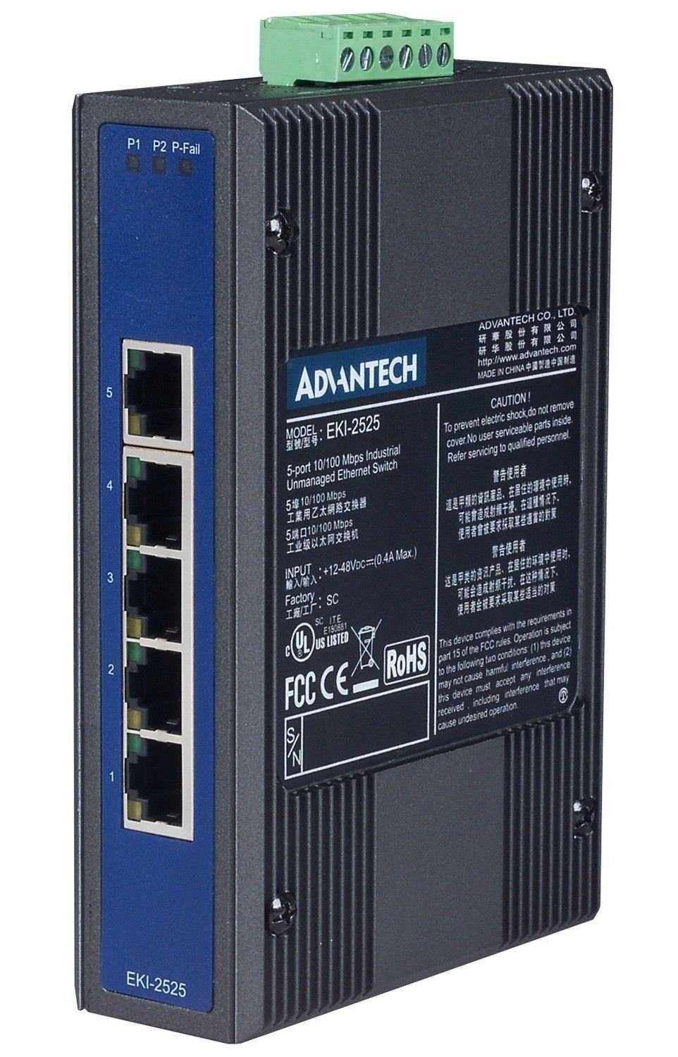 Промышленный Fast Ethernet Advantech EKI-2525-AE. Запрос сообщением!!!