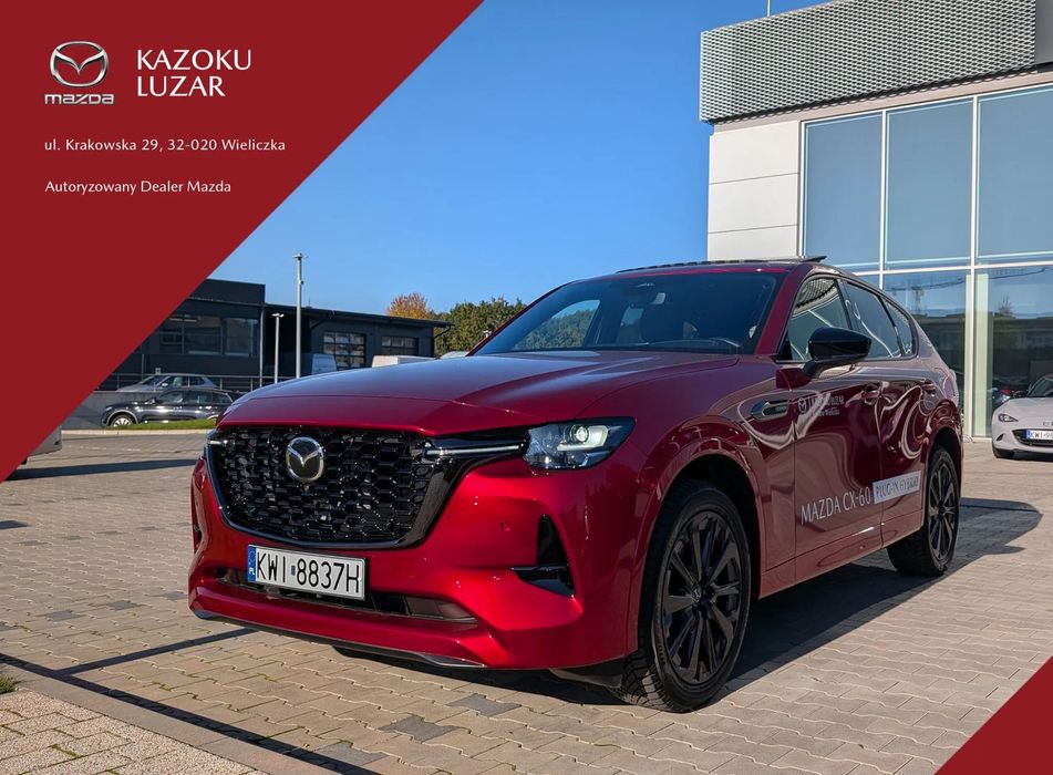 Mazda CX-60 hybryda, phev, pierwszy właściciel, 4x4, awd, faktura vat