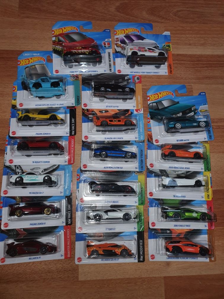 Hot wheels autka lamborghini i inne