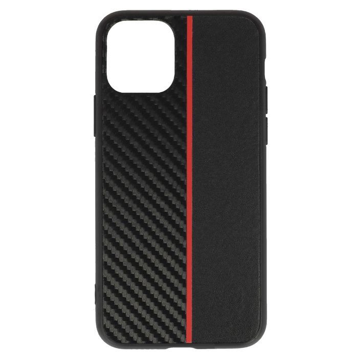 Tel Protect Carbon Case Do Iphone 11 Pro Czarny Z Czerwonym Paskiem